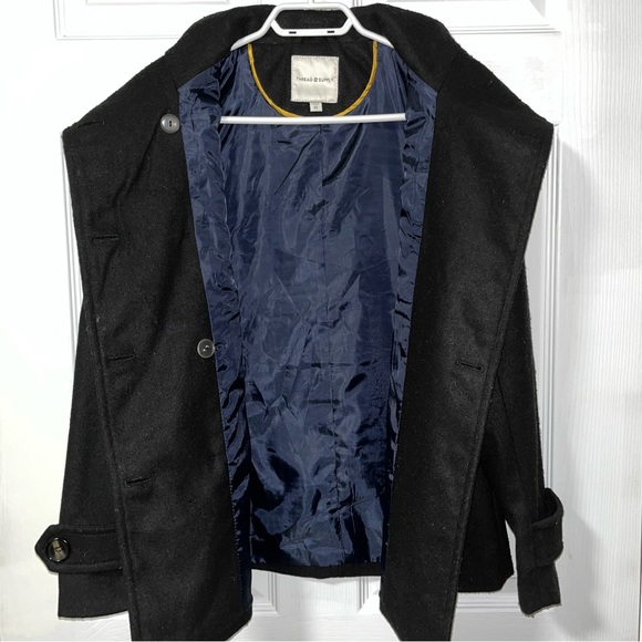 Thread & Supply Double Breasted Peacoat Size XS - Picture 5 of 6